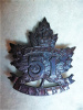 51st Battalion (Edmonton, Alberta) (no Overseas) Cap Badge 